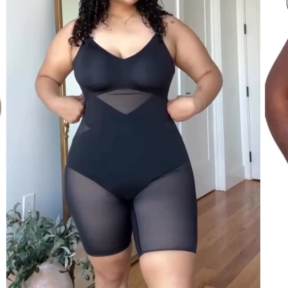Women's Black Shapewear Bodysuit